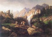 Smugglers in the Tatra Mountains unknow artist